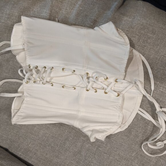 Agent Provocateur NWT white silk corset size 36B - Picture 5 of 5